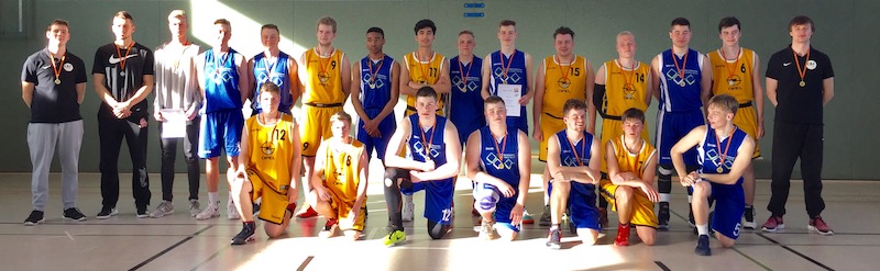 Bezirksliga m18 1. Platz USC Magdeburg und 2. Platz Aschersleben Tigers gemeinsam // Foto: BVSA